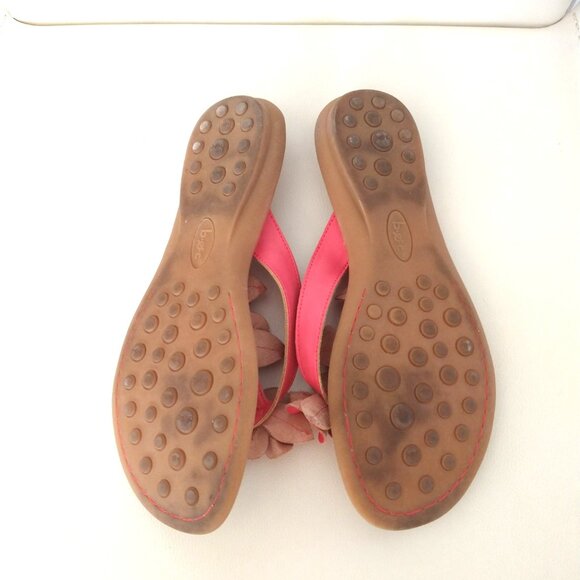 B.O.C. - by Born, Floral Red /Coral Thong Sandal, 9 M - Picture 4 of 4
